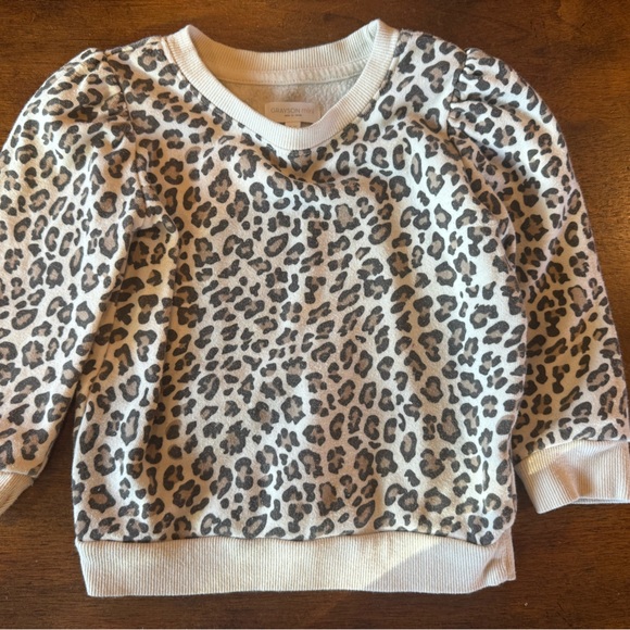 Leopard Print 3T Toddler Girl Sweater - Picture 1 of 3